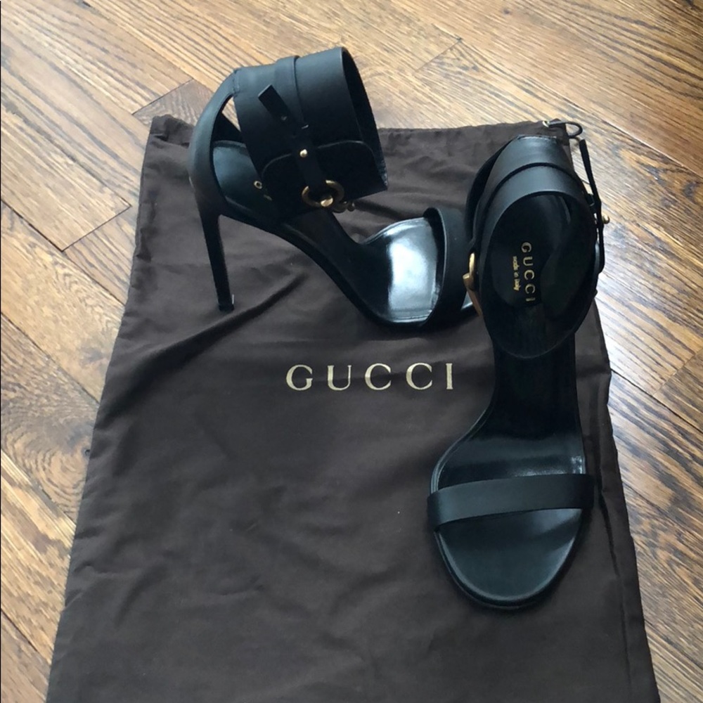 Gucci Lifford black heel size 38 (8)